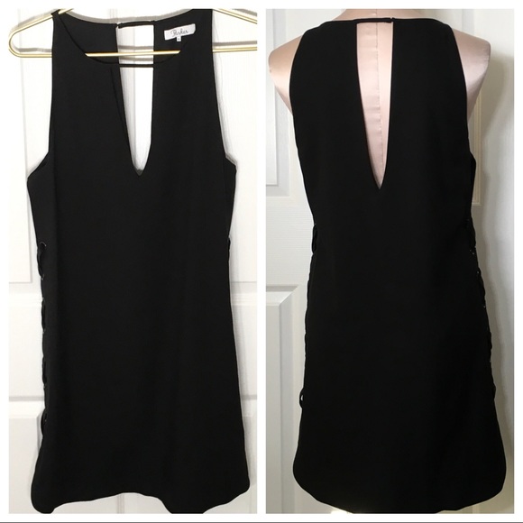 Parker Riviera Side Lace-up Cocktail Mini Dress - Picture 3 of 8